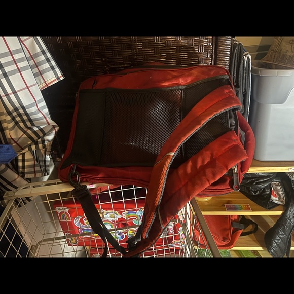 Samsonite backpack/ briefcase zipper laptop pouch Swiss import $6.99 shipping - Picture 2 of 2